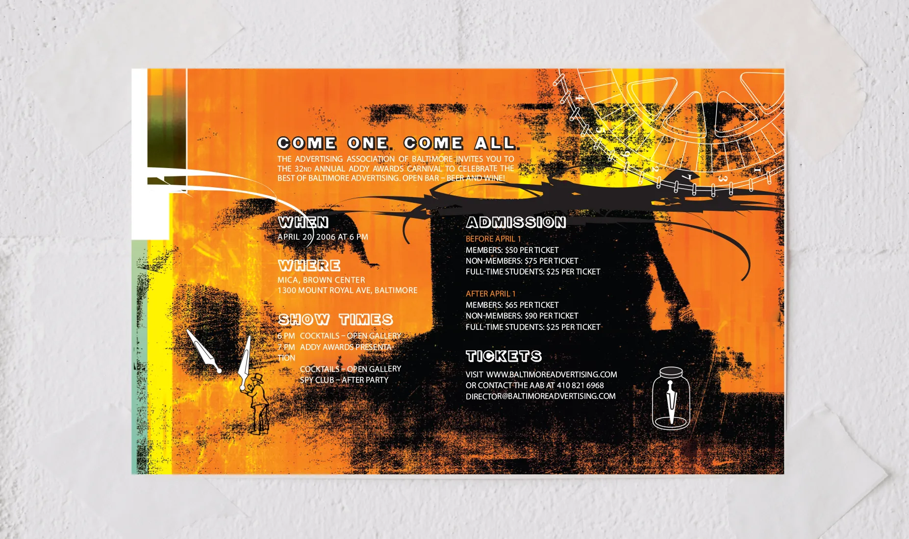 American Advertising Federation (AAF) Baltimore ADDY Awards campaign creative strategy, design, marketing and digital