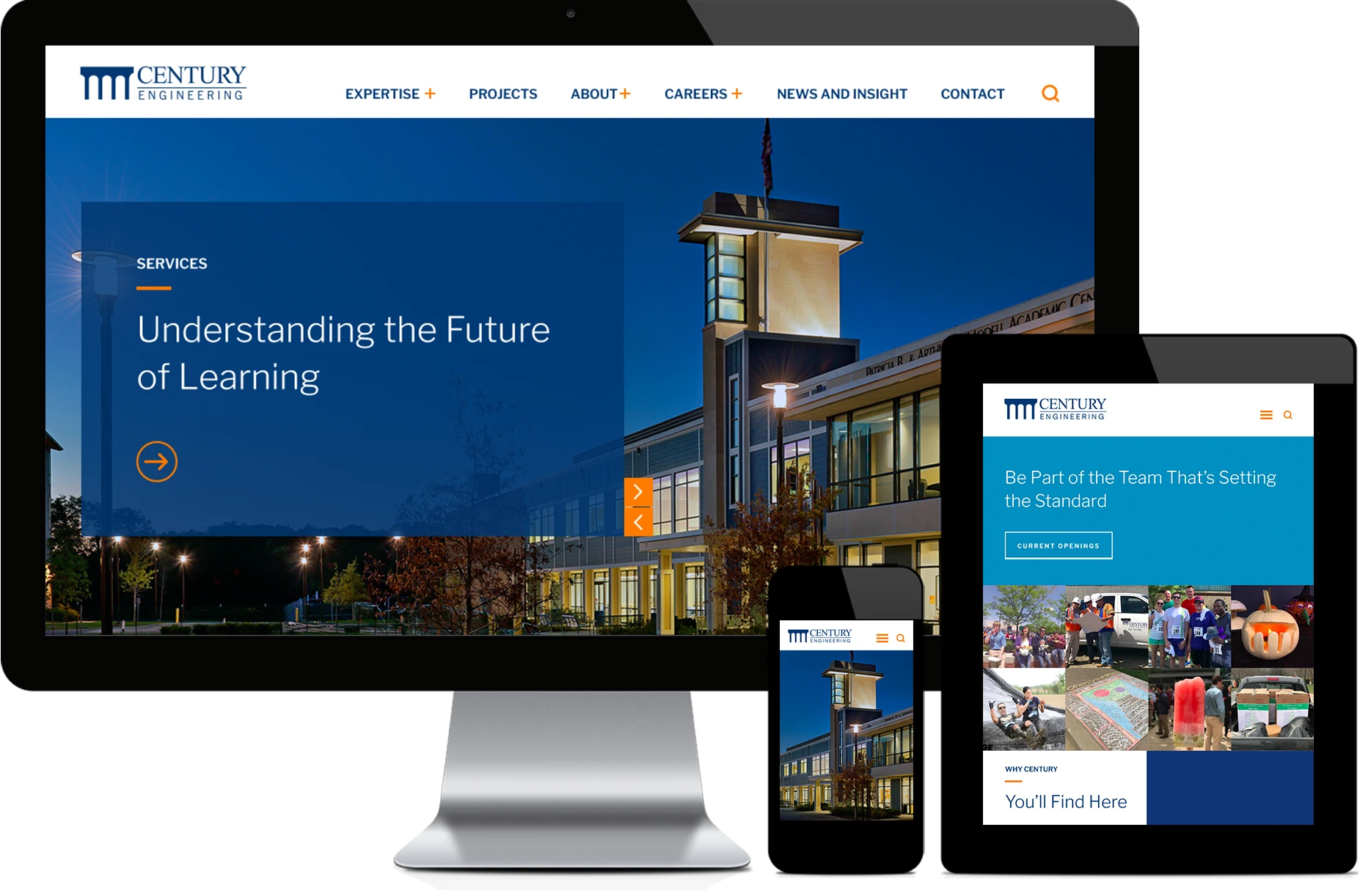 Century Engineering rebrand and website redesign