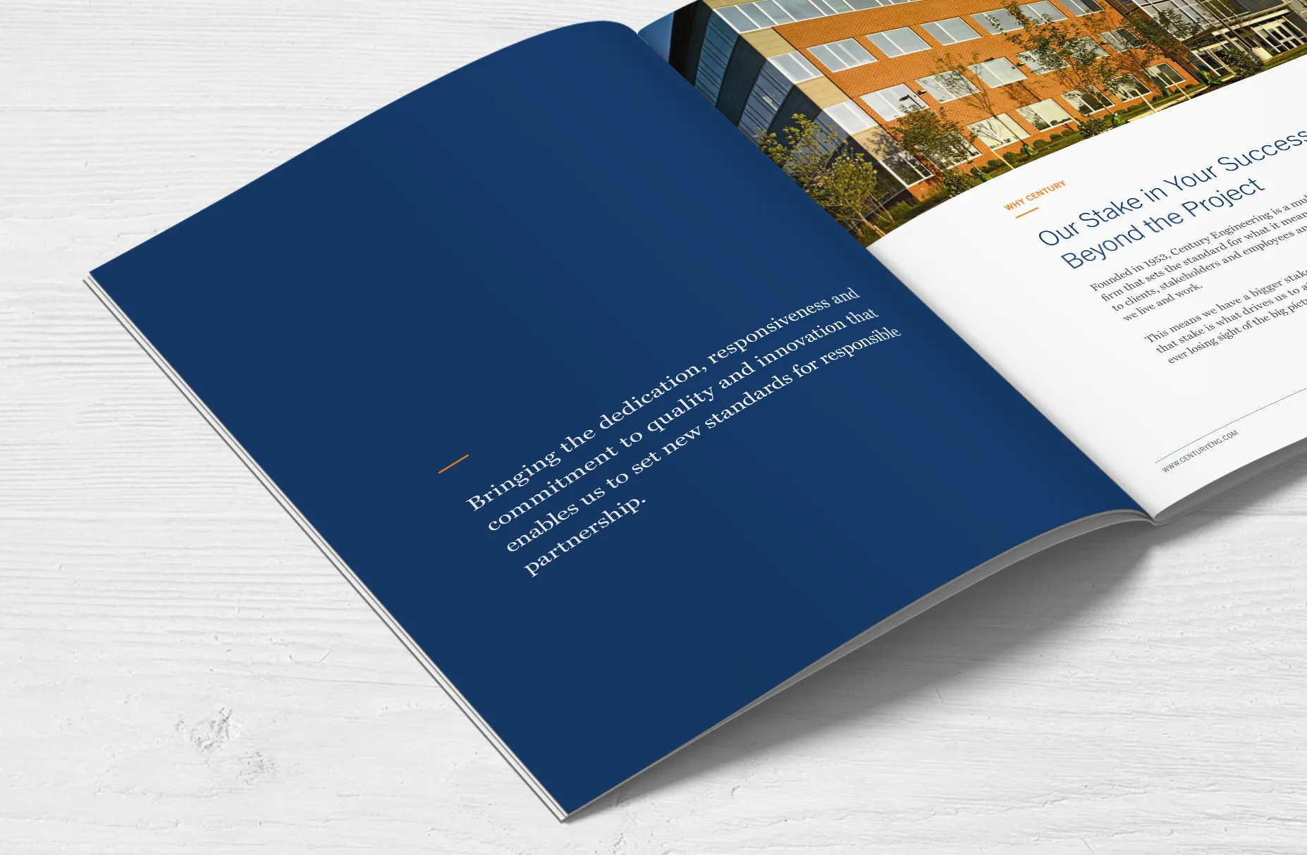 Century Engineering rebrand, collateral system and templates design