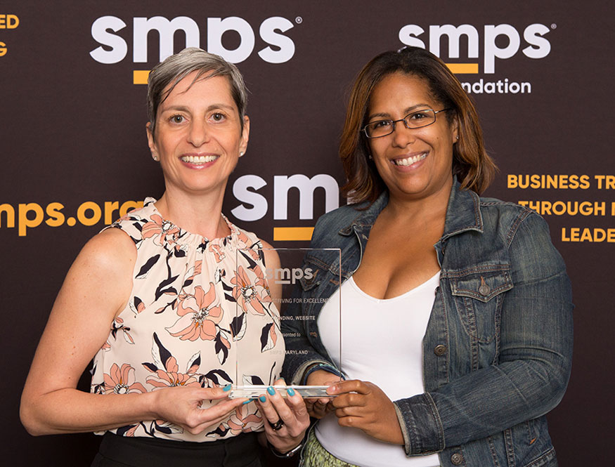 SMPS Outstanding Award for SMPS Maryland Website Redesign