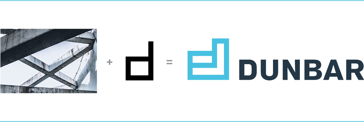 dunbar rebrand visual identity engineering firm logo