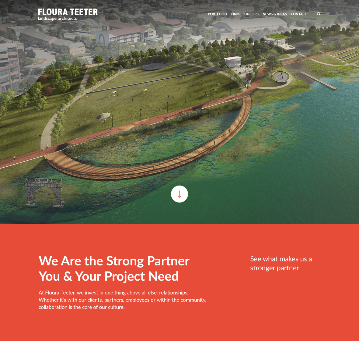 Floura Teeter Landscape Architects website redesign