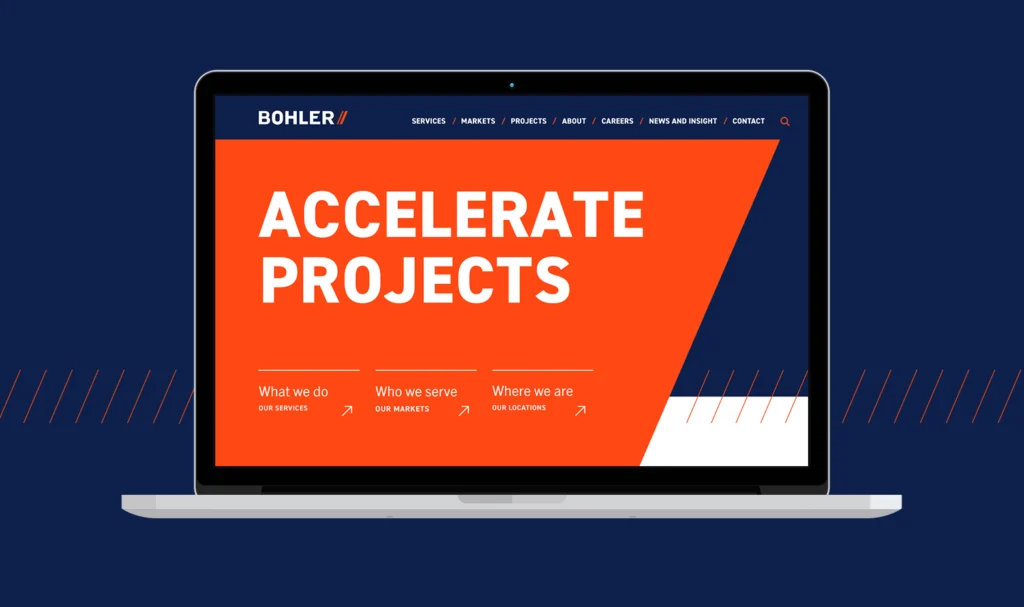 AEC web design Bohler Engineering website redesign
