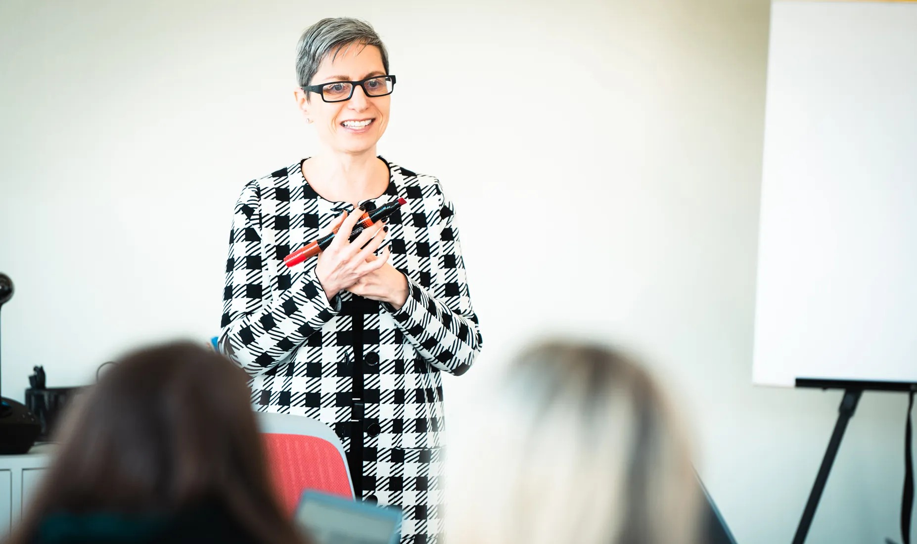 Ida Cheinman, Principal and Creative Director, Substance151, conducting a client workshop